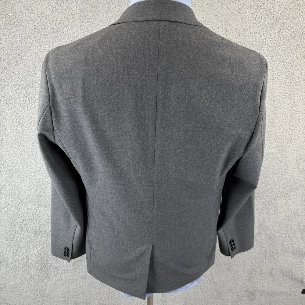 J Crew Thompson Blazer Mens 38S Gray Stretch Sport Coat Jacket 2 Button